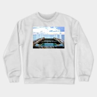 Sunset Pier at Grace Bay Crewneck Sweatshirt